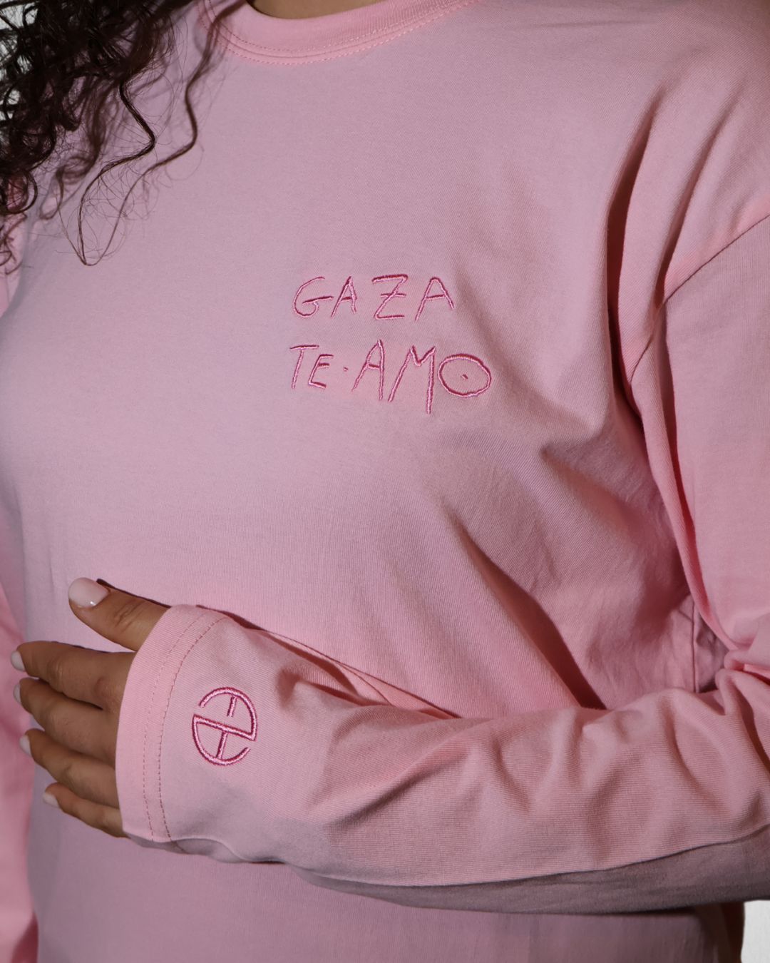 TE AMO PINK LONG SLEEVE